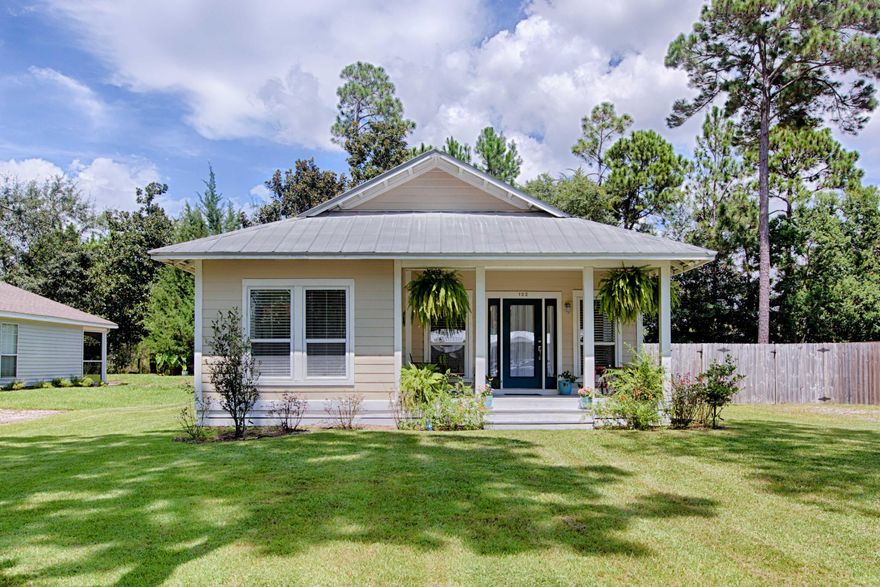 MOTIVATED SELLER! Charming coastal cottage in the heart of Santa Rosa Beach on a large lot with fenced yard and room to play.Features include:Drip water system for potted plants (automatic ) and plants around back patioNew elements for water heatera.c. 1.5 year OldNew & matching appliancesCar gate on the fenceCompletely over hauled septic. New filters and new jersey housings for septic and pumped $1000Metal roof2 year old fence.New light fixtures in some placesMatching blinds in house 2 years old on every windowFast charge usb outlets in masterAutomatic lighting outback -low voltageA shed attached to the outside of houseWine rackHook up for Wi-Fi router in spare bedroom closet including outlet for powernew sh