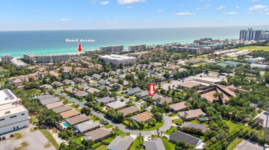 Charming 3-bedroom home with private heated pool!! This low density, rental friendly community is a short walk to the beach offering private deeded beach access for owners and guests. Proven rental history averaging over $80,000+ in gross annual rental revenue for the past 3 years. Extensive interior and exterior renovations to include kitchen cabinets, quartzite countertops, stainless appliances, LVP flooring, full interior paint, new pool with heater, pavers, landscaping, and a new roof in 2021. Enjoy entertaining in this open concept living space with ample seating for large family groups.