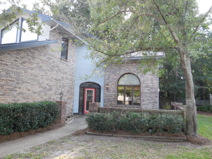 Unique contemporary style 3 bedroom home just yards from the sound. HOA has deeded access to water, perfect to launch kayaks! You can also join Islandview's pool association next street over! WELCOME your guests into your 2-story foyer, large living room with a beautiful brick fireplace, open kitchen and breakfast bar. Upstairs find the master with its roomy private bath and whirlpool tub. There you will also find the other 2 bedrooms and the guest bath. Enjoy outdoor BBQ's on the spacious tiered deck which features and outdoor fireplace and running water. Buyers to verify all information.