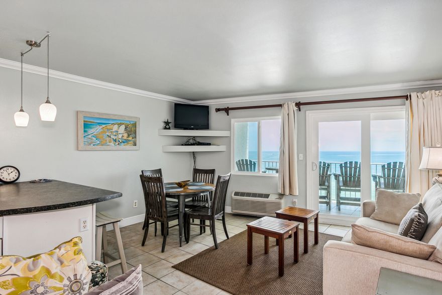 Welcome to Gulf front living at Perdido Skye! This top floor, fully furnished, 1 bedroom, 1 bath condo with in-unit laundry is ready for you to enjoy as a primary, secondary or investment property. Featuring tasteful furnishings as well as built-in hallway bunks makes this unit a cozy get-away retreat! Step out onto the balcony and be greeted with an unobstructed view of the Gulf, it's white sandy beach, and that beautiful emerald shine! The complex also features a gulf front pool, deeded and direct beach access, as well as a fitness room and outdoor grill stations, perfect for those sunset dinners with family and friends! Don't wait and call to schedule your private showing today!