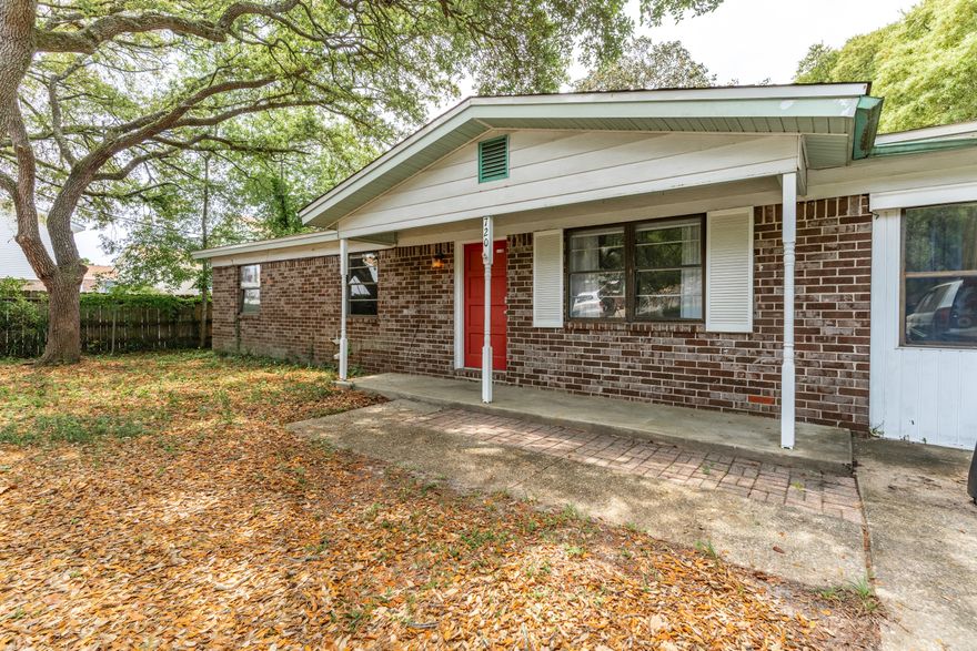 This home offers peace of mind with major updates already taken care of -- a new roof in 2021, and HVAC and water heater replaced in 2019. You'll love the tile flooring throughout, making for easy upkeep and a clean, cohesive look. Inside, the layout is surprisingly versatile with not one, but TWO separate flex rooms -- a spacious bonus room perfect for a playroom, media room, or additional living space, and a smaller flex space off the kitchen ideal for a pantry extension, coffee bar, or creative nook. Out back you can relax in your screened-in patio, overlooking a large backyard complete with a storage shed -- ready for your tools, toys, or outdoor hobbies. Tucked away at the end of a dead-end street, you'll enjoy a quiet setting with minimal traffic while still being centrally located.  This home is surrounded by shopping centers, grocery stores, and everyday conveniences. Commuting is a breeze with Eglin AFB and Hurlburt Field both less than 10 miles away, and you're just 5 miles from the beautiful white sands of Okaloosa Island.
Whether you're a first-time buyer, investor, or looking for a centrally located home with room to grow  this one checks all the boxes!