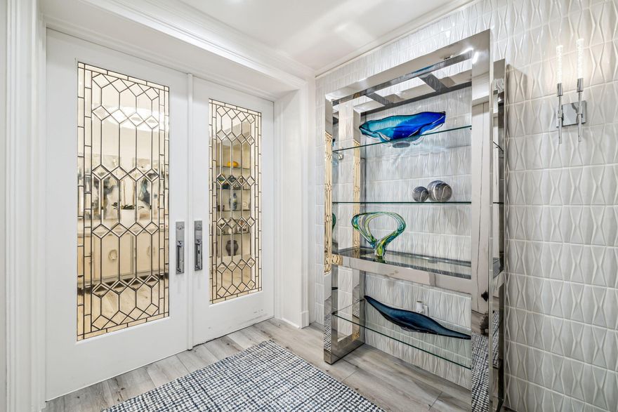 Step off the elevator into your private vestibule and immediately feel the pride of ownership in this beautifully designed and meticulously appointed Darlington unit, located in the prestigious Building One of One Water Place. This exquisitely renovated residence offers an elevated lifestyle with sweeping views of the Choctawhatchee Bay, the Gulf of Mexico, the Fred Couples Signature Golf Course, and beyond. Offered furnished with select seller exclusions, this spacious unit is rich in luxurious finishes. Inside, you'll find stunning white diamond marble in the kitchen, dry bar, and primary bathroom, complemented by luxury vinyl plank flooring throughout. The additional bathrooms feature elegant marble countertops, while the laundry room is outfitted with sleek quartz surfaces. Custom Custom lighting fixtures and upscale furnishings are thoughtfully placed to blend style with comfort, creating a welcoming and refined atmosphere. The kitchen is a true showpiece, boasting stainless steel appliances, a striking designer backsplash, a modern chrome faucet, and pendant lighting over the bar. An under-counter ice machine adds both convenience and an ideal touch for entertaining. The master bedroom offers a serene retreat, complete with a king-sized bed adorned with luxurious Belgian linensan inviting space to unwind and relax. With every detail thoughtfully considered, this residence combines the space and comfort of a single-family home with the convenience of luxury condo living. Buyer to verify all dimensions. This exceptional unit is truly a must-seeschedule your private showing today.
