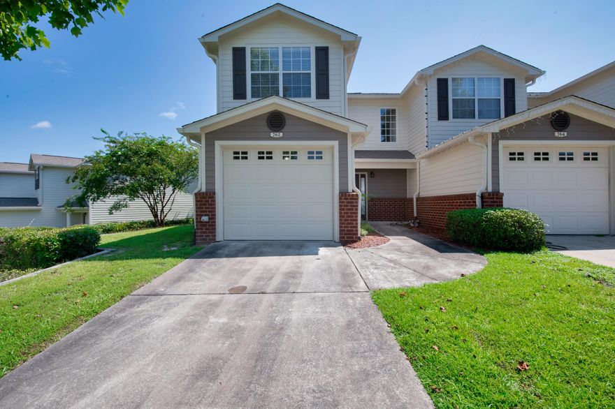 Great location!! Located on the Southwest side of Crestview. Eagles Landing is a highly sought after community with a pool. This well kept 3 bedroom and 2 1/2 bath townhome on the corner has everything you need. Walk in to the first floor with tile flooring in the entry way, laundry room and kitchen. The living area and dining room have carpet as well as going up the stairs to all three spacious bedrooms.