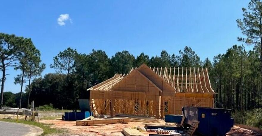 10k builder incentive- call for details! Located at the end of a cul de sac and on the preserve, providing beautiful, wooded views. The Marco A plan has w/ 4 bdrs/3 baths w/ 3-car garage. Entering from the large, covered front porch you are greeted with a spacious, open concept living area.  The kitchen overlooks the family room. It has an island w seating area and beautiful cabinetry w/quartz countertops. The mbdr is located on the back of the home w/dbl windows providing serene views of the preserve. It includes a tiled shower, garden tub, dbl vanity sinks and a large walk-in closet. The rear covered porch is ideal for enjoying the outdoors. Int. finishes include luxury vinyl plank flooring in main areas and mbdr. Recessed lighting, 8 ' doors and more. Fl plan in documents.