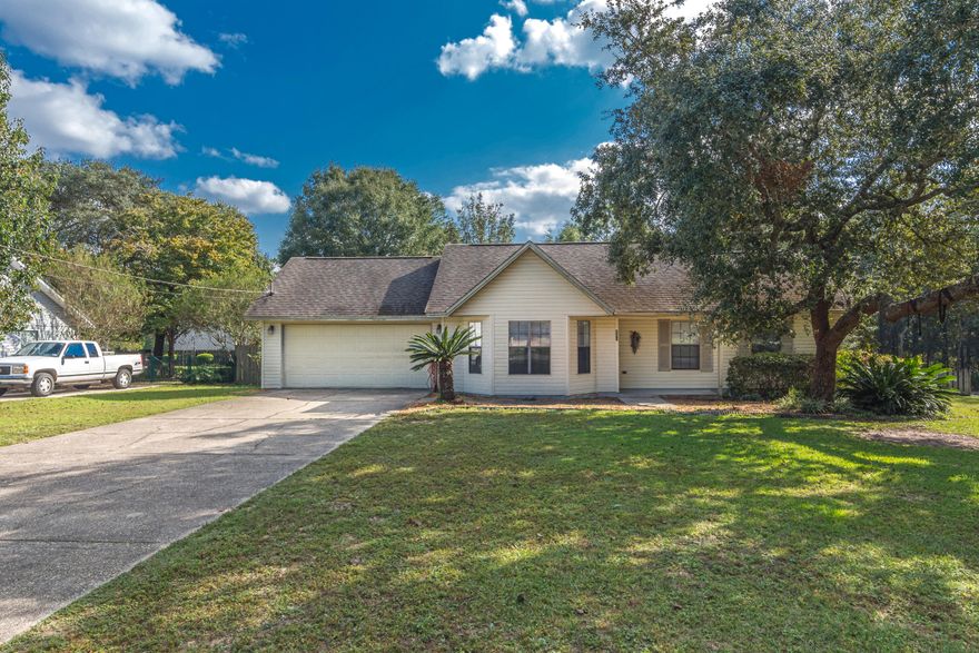 This 3/2 is located just minutes from Duke Field, 7th Special Forces Group, Eglin AFB, and the beautiful Emerald Coast! When you enter this home, you are greeted into a large livingroom leading to the kitchen.   The bedrooms in this home are all spacious. The Master bedroom offers a private outside enterance and large master bathroom.  This home also has a large Florida room off of the kitchen with outside access...perfect for guests and entertaining! The oversized backyard includes storage shed that is being sold AS-IS.  Buyer to verify all facts deemed important.