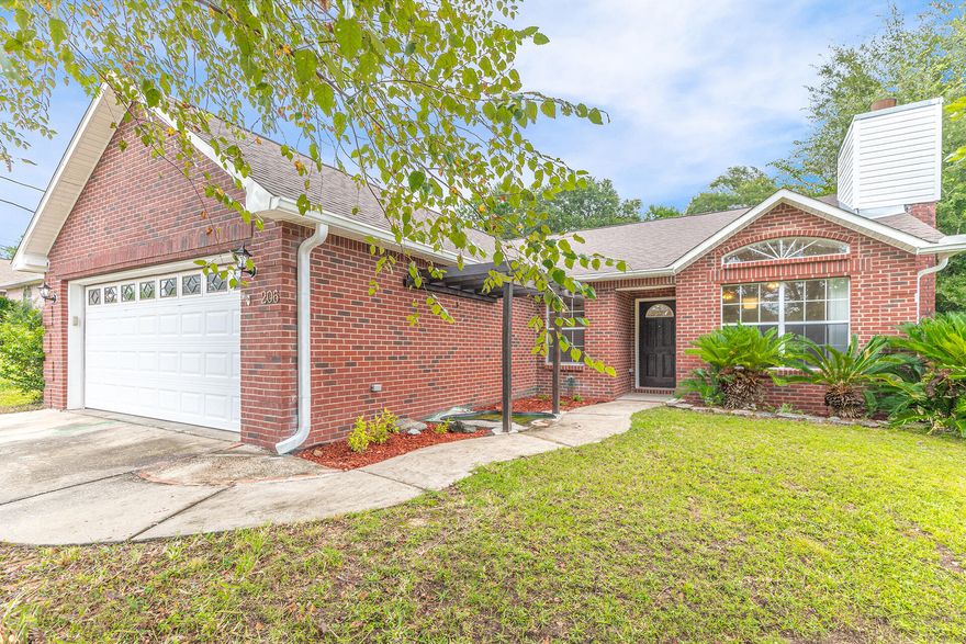 This full brick home in an ideal South Crestview location is is ready for a new family!!! You will love this open concept home with a fresh coat of paint. This four bedroom home has plenty of room and is light and bright. You will enjoy the outside almost as much as the inside...it has an 19x18 screened in patio, and a large fenced back yard with a firepit. The seller's just put a brand new roof on as well. No HOA! Schedule your tour today.