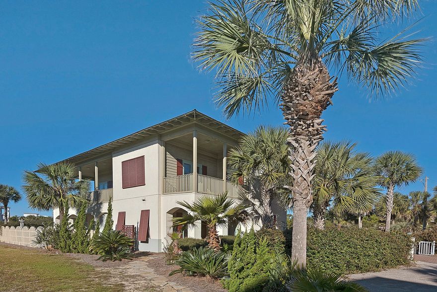 South of 30A within a gated Beach front community, amazing house with gulf views. Call us to preview and get more details.