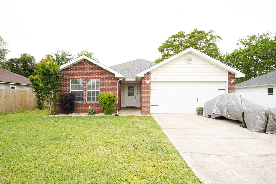 MOTIVATED SELLERS  JUST REDUCED!! Welcome to 38 Kathleen Dr, a beautiful single-family home nestled in the heart of Mary Esther, FL. This well-maintained residence offers 3 bedrooms and 2 bathrooms, providing a comfortable and inviting space for families or individuals alike. The open floor plan features a spacious living room that flows seamlessly into the dining area and kitchen, creating a great space for entertaining. The kitchen boasts modern appliances, ample cabinet space. The master suite includes an en-suite bathroom and a walk-in closet, offering a private retreat. The additional bedrooms are well-sized and share a full bathroom.Step outside to enjoy the large backyard, perfect for outdoor activities, gardening, or relaxing on the patio.