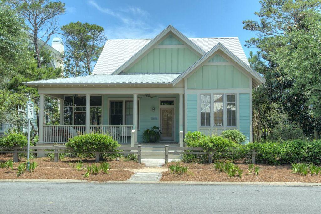 GREAT Location, Wonderful 4 Bedroom Charming Home in Phase 2 of Watercolor. Near one of many Watercolor Parks, Steps from Phase 1 and Seaside. All the amenities from Tennis, Pools, Beach, shopping and all that Watercolor has to offer. This homes open floor plan is great for entertaining or a rental. Large Wrap Around Porch partially screened. Master Bed and Guest suite on the first floor with 2 bedrooms on 2nd Floor. Also the large game room on 2nd Floor for the kids has 2 twin bedrooms for extra sleeping space. The lot is oversized and has the room for a carriage/garage and a pool. Very peaceful setting. In this price range its a must see!!