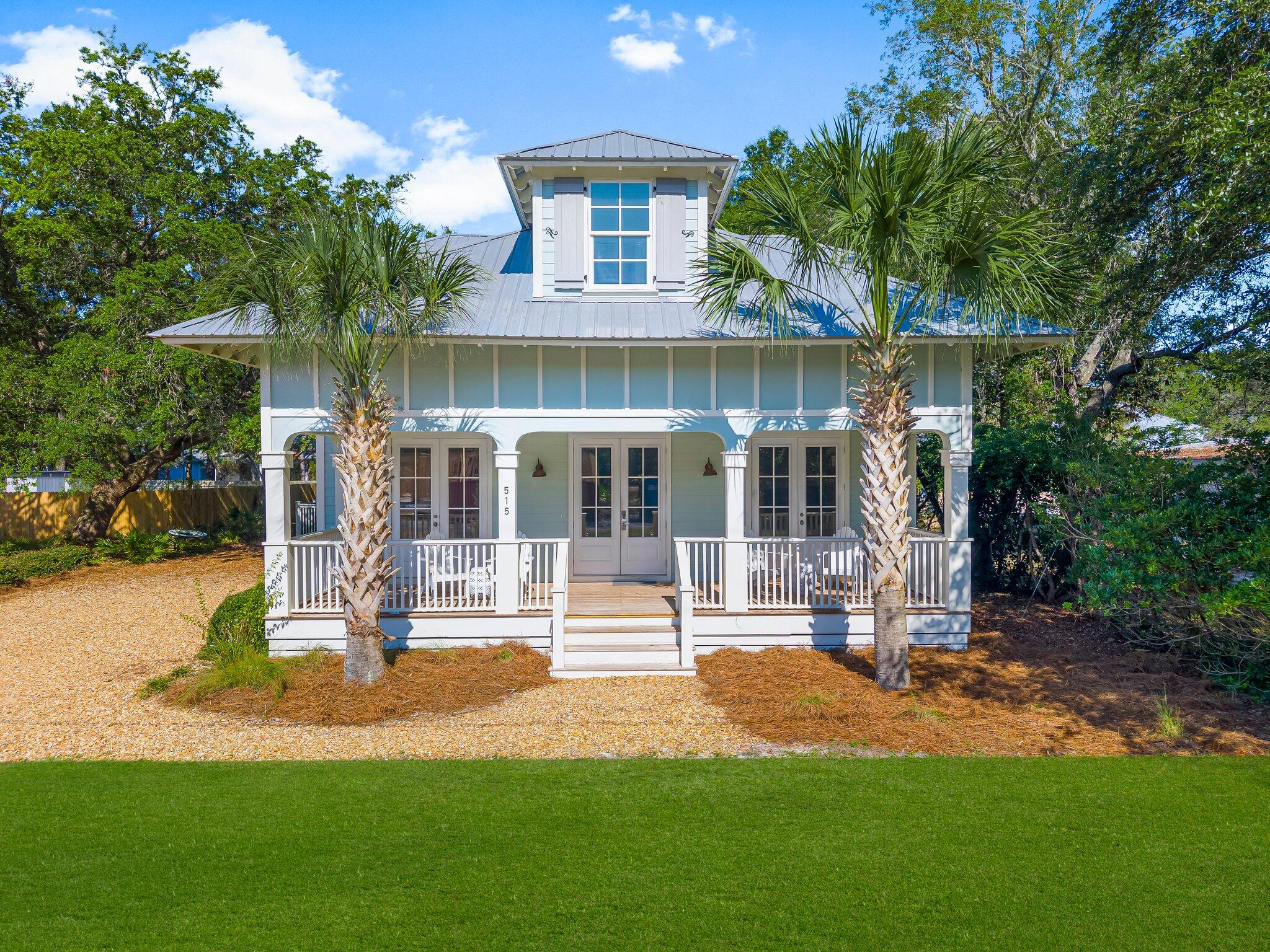 Welcome to your new Beach Home - 515 Seacrest Drive, a beautifully appointed 5-bedroom, 6-bath beach home located on the east end of Scenic 30A ideally situated near Alys & Rosemary Beach. From the moment you step onto the Large Front Porch Fully Furnished & Rental-ready home you will be impressed. Property offers Spacious Living w/hardwood floors, shiplap accents tiled baths & an open-concept layout designed for comfort & entertaining. The Chef's kitchen features stainless steel appliances, a large island along with lots of cabinet storage space; Two Primary Suites - one on each floor -Plus the HUGE 5th Bedroom has 2 built in double beds! Relax outdoors on the spacious porches; Large Lot w/ private pool & fenced backyard, ideal for relaxing with family & friends! Positioned on a quiet street with no HOA, this home offers both privacy and walkable beach access just down the road at Seacrest Drive and 30A. The prime location places you minutes from The Hub, Watersound Town Center, Alys Beach, and the shops and dining of Rosemary Beach. Whether you're seeking a primary residence, second home, or income-generating vacation rental, 515 Seacrest Drive delivers the very best of the 30A lifestyle - laid-back, luxurious, and close to everything that makes this coastal community so special.