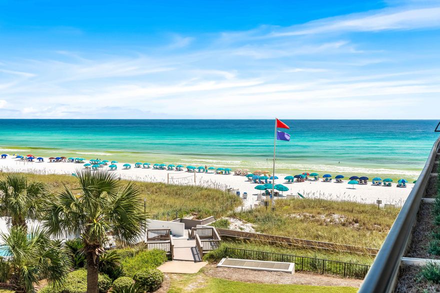 This beautifully renovated gulf-front unit must be seen to be fully appreciated. Formerly occupied by full time residents, this unit is rental ready immediately. All inspections have been completed, all special assessments have been paid and all repairs completed. This complex is unique as it owns over 400 feet of beach. If you are looking for a unit that has not been worn out from rentals, this is it. The unit comes fully furnished and all items convey. From the floors to the ceilings, this unit exudes a coastal luxury vibe. From your private balcony directly overlooking both pools in the complex and with an expanisive view of the gulf, you can enjoy your morning coffee or evening beverage with friends and family.