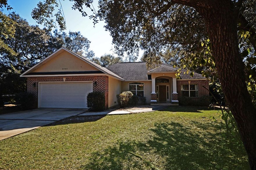 Stunning Custom-built home with Raised Ceilings throughout. Beautiful open kitchen with a breakfast bar, extra tall cabinets, pantry, Stainless Steel Appliances, Granite Countertops, flat top stove, dishwasher and Microwave. Refrigerator negotiable. A cozy breakfast area with bay window adding to it's charm. Formal dining room with built-in cabinets has wood flooring and chair railing. Gas fireplace, some wood flooring, tile and new carpet and Pad. Master suite features: deep box ceiling with crown molding, dual vanities, walk-in closet, jetted tub and a separate shower. Beautiful upgrades have enhanced the charm of this home from the stressed wood flooring to California style closet organizers. Laundry room, security system, two-car garage with storage pull down.