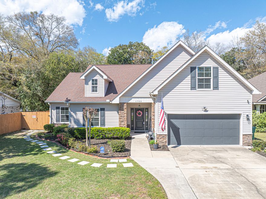 Welcome to this stunning 4 bedroom, 3 bathroom home in the heart of Niceville.  Designed for both comfort and functionality, this home features an open-concept kitchen, dining room, and great room, creating a seamless space for entertaining and everyday living.  The owner's suite is conveniently located on the main level with two additional bedrooms.  Upstairs, you'll find a spacious 4th bedroom with an ensuite bathroom, plus a flex room perfect for an office, playroom, gaming area, extra storage, or whatever fits your needs.  Step outside to your backyard oasis!  Enjoy the sparkling pool, covered patio, and expansive decking, ideal for relaxing or hosting gatherings. Schedule your showing today!
