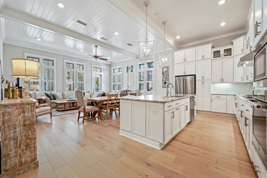 SELLER OFFERING $50,000 INCENTIVE TO BUY DOWN INTEREST RATE, PAY CLOSING COSTS OR TO PURCHASE A WATERSOUND (BEACH AND GOLF) CLUB MEMBERSHIP.Offered Turnkey | Gulf views of amazing sunsets | Six-seater golf cart | Fenced in backyard | Whole home generator | Members-only gate access to the WaterSound Club, at the end of the street.This meticulously cared for, never been rented home is ideally located on the south side of 30A between Seagrove and Alys Beach and adjacent to the WaterSound Club. With strong rental projections, this home is an ideal perfect second home or investment property. Upon entry, you experience the open floorplan flooded with natural light and professionally decorated with high end neutral coastal finishes.  The most desired Laguna floor plan features 12-foot tongue and groove ceilings, wood floors, tiled bathrooms, stone countertops, upgraded lighting and shiplap accent walls throughout. The living space incorporates a chef's kitchen with an oversized island, and a spacious dining and great room. The first level is complete with a master suite, powder room, walk- in pantry, and an oversized garage with built in storage.

The home sleeps ten and includes two master suites, one on the main level and one on the second level, each with private covered porch access.  The other two bedrooms, located on the second floor, also have private bathrooms and share a covered porch with Gulf views to enjoy spectacular sunsets.  The second floor is complete with the laundry room and an additional living area with a queen sofa sleeper and two chairs. 

Owners enjoy the many neighborhood amenities within Prominence including two resort style pools (one is heated), a fitness center and seasonal shuttle service to the newly renovated Deer Lake Park Beach Access.  Located within walking distance to the 'Big Chill', aka 'The Hub', enjoy several restaurants, shopping, an amphitheater with a covered event pavilion, a cinema screen for movies and sports as well as a stage for concerts and events. 

