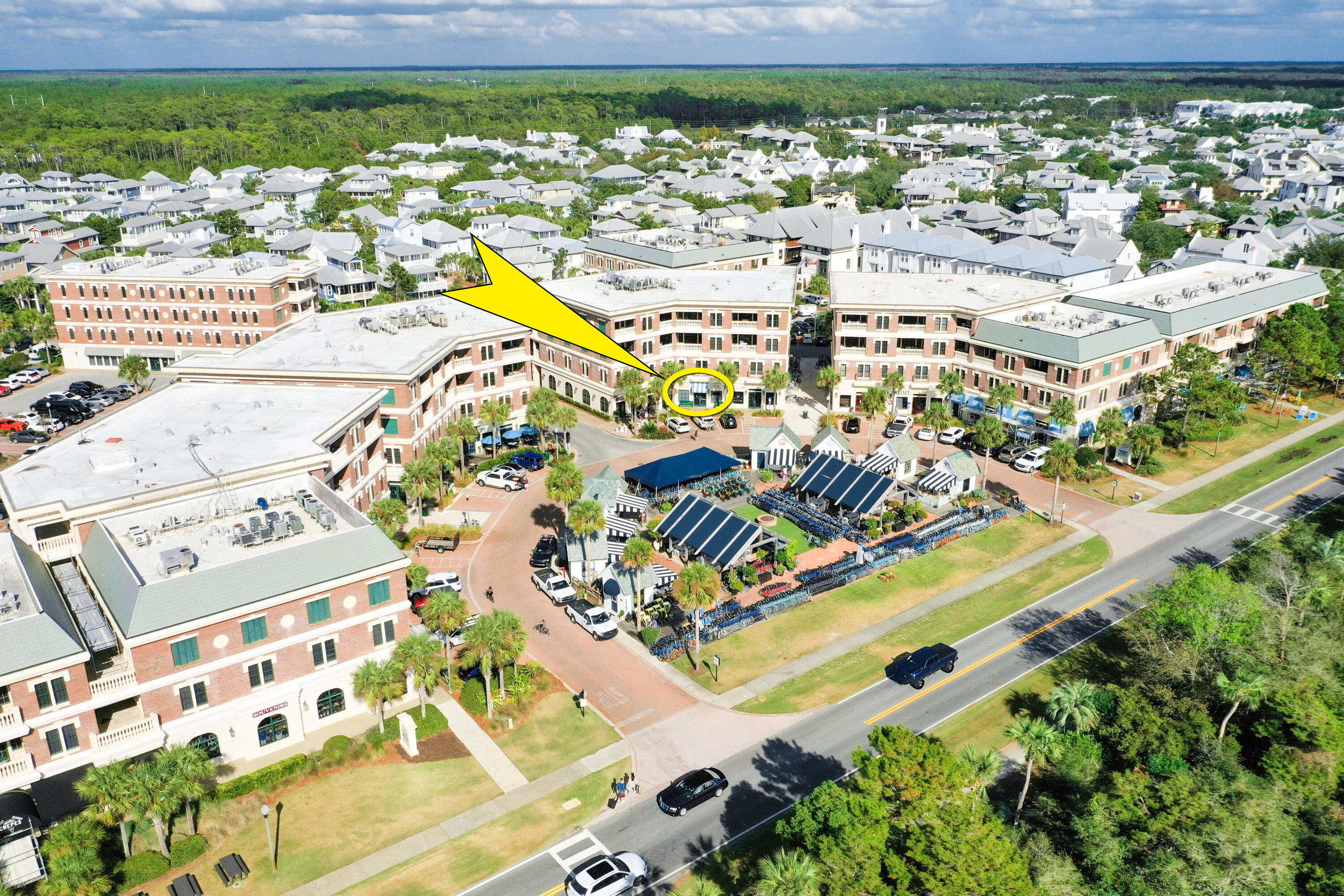 ATTENTION OWNER-USERS & INVESTORS! Suite C113 is a PRIME COMMERCIAL RETAIL STOREFRONT ON SCENIC 30A of South Walton County of the Emerald Coast of Florida, measuring approximately 1,450 SF, and offering exceptional long term residual value to support your time-sensitive 1031 Tax Deferred Exchanges! This space is one of the largest, most accessible commercial suites within the town square, known as The Village of South Walton. The subject space, formerly known as The Lens Bar, features rear load capability, as opposed to loading stock in an unwieldy manner through the storefront. Located along the most coveted East end of Scenic 30A, and strategically oriented in a charming town square between Rosemary Beach and Alys Beach, the related mixed-use development offers exceptional synergy.