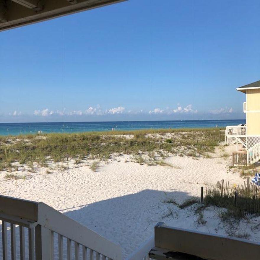 Excellent location in a beachfront building on the Sandpiper Cove beachfront ... Sandpiper Cove enjoys 1100 feet of beachfront ... Across the street, on the harbor side, Sandpiper Cove has 5 pools and 6 tennis courts and a 9-hole pitch-and-putt golf course along with its 1000-ft boat canal with alongside docks and excellent boat ramp and small marina with leased slips ... The highly acclaimed Louisiana Lagniappe restaurant is harborfront ... Enjoy Rick's Sand Trap food & beverage service at the beach pavilion ... It's all good!