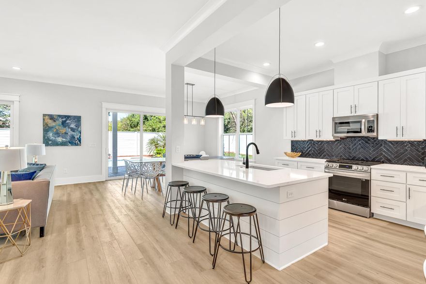 START MAKING MONEY ON DAY ONE WITH BOOKINGS THAT WILL CONVEY TO NEW OWNER!! NO HOA'S, PRIVATE HEATED SALTWATER POOL, BRAND NEW, 6 BR/7 bath (all en-suite) home, located in the heart of Inlet Beach and walking distance to the largest beach county access the area has to offer, with 3 dune walkovers! Nestled conveniently between Lake Powell and Rosemary beach, this amazing investment property is the perfect location to walk to the beach, 30Avenue and now with the construction of a walking tunnel, enjoy Rosemary Beach's farmers market every Sunday!! Don't miss out on this turnkey, fully furnished property with high end finishes that sleeps 24 and already a renting machine! Here is your chance to jump right into an income producing property!!