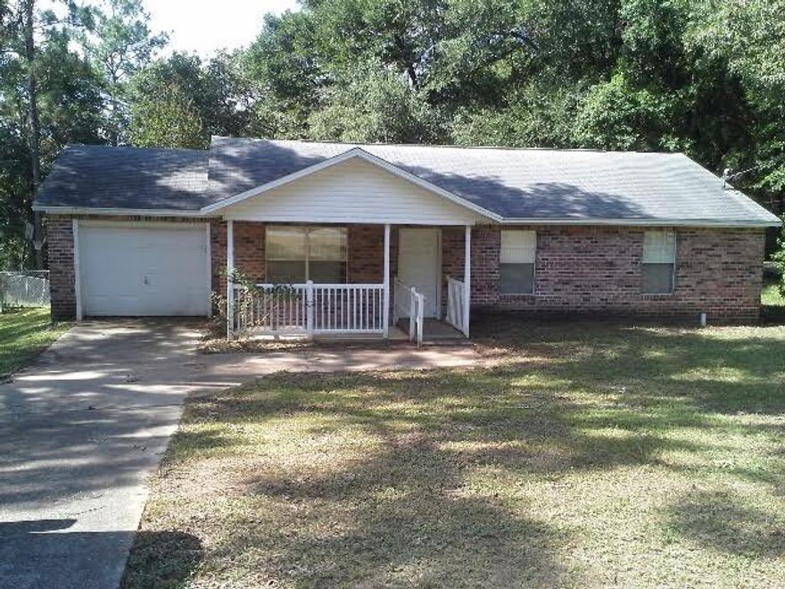 This REO home is currently at Auction. Home is all brick exterior with 1 car attached garage, fenced back yard, and open porch. A whole home generator is also located here and adds value to this already priced to sell home. Inside you will find Kitchen/dining are 3 bedrooms and 2 baths. Home should qualify for most financing. Call today to set up your viewing before this one is gone!
