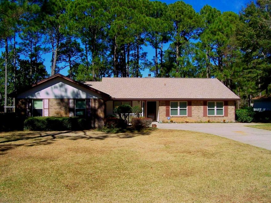 Location-Convenience-Charm!! Located in BWB close to all amenities and within minutes to the Sugar white beaches of the Emerald Coast. Siting on .37 ACREand adjacent to Fairway 5 of Bay Course. A MUST SEE!!!!!2016: Freshly Painted throughout with exception of two bathrooms. Includes Kitchen cabinets, chair rails base board 2016: New Carpet installed in Dining/Living area. Roof replaced 2014, Trane 2001,Air handler installed in attic 2008.Valve fitting for HP Pump 2014. All windows and Sliding Patio Door replaced by Weathertight Exteriors, 2009. Liquid Defend System for subterranean and Formosan termites expires 11/20/16 Terminex. The spacious kitchen and laundry room leading to garage plus EXTRA Golf Cart Entry. Master Bedroom has a separate room for sitting area or office. MUST See