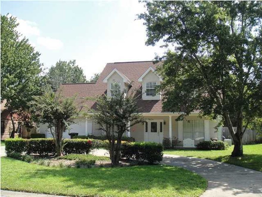 This beautiful 3BR/2.5BA home features many fabulous upgrades throughout the 2,575 square feet of space. This includes 9 foot ceilings downstairs and granite counter-tops in the kitchen. The master bedroom has a huge walk-in closet and laundry shoot. You will enjoy the fireplace on those cool evenings and your private pool during the warm summer and pool service is included.This home also features custom window treatments, a two car garage and a large fenced backyard to entertain year round, as well. Pets under 20 lbs may be considered, no cats please.