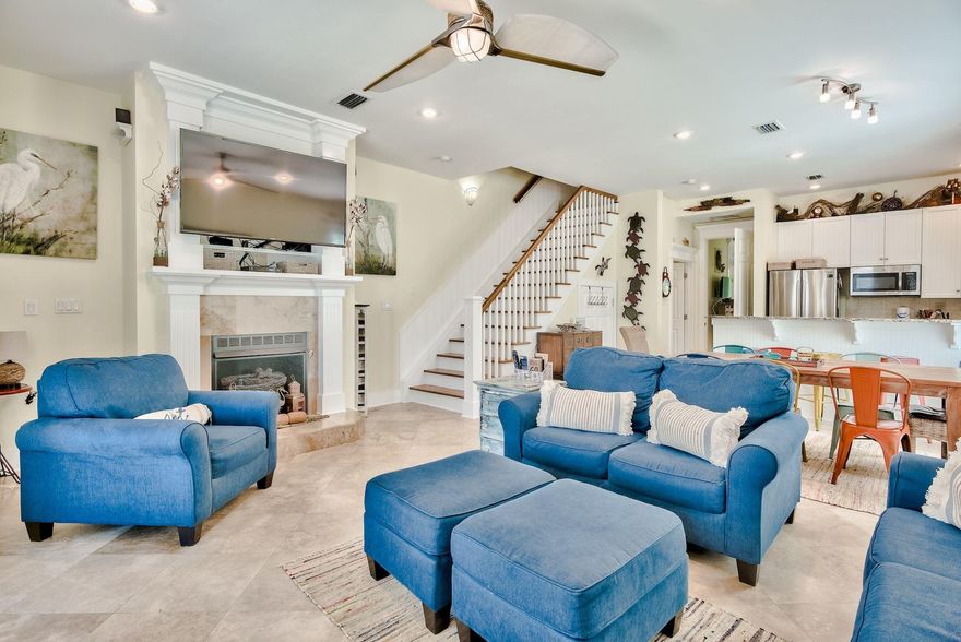 Under Contract but accepting Back up offers. Location, Location, Location! This quintessential 4 bedroom 4 bathroom townhome has optimal rental opportunities and is located  directly across the street from the beach. Sleeping 14 people it is an ideal location for a family get away, sitting right next to the community pool it comes with the largest floor plan in Miramar Beach Villas. Beautiful Balconies with incredible views of the gulf on each floor. Custom Bunk beds for the kids. Ideally located stackable laundry room on the second floor. This beach villa is centrally located to access all the amenities along the Emerald coast.