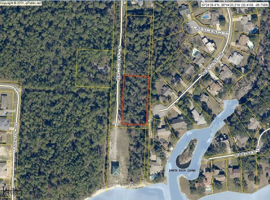 Nearly an acre of land is available for you to purchase on the south side of the highway with water access. There is plenty of room for you to build your dream home with views of the intercoastal waterway. Buyer to verify all details and information important to them.