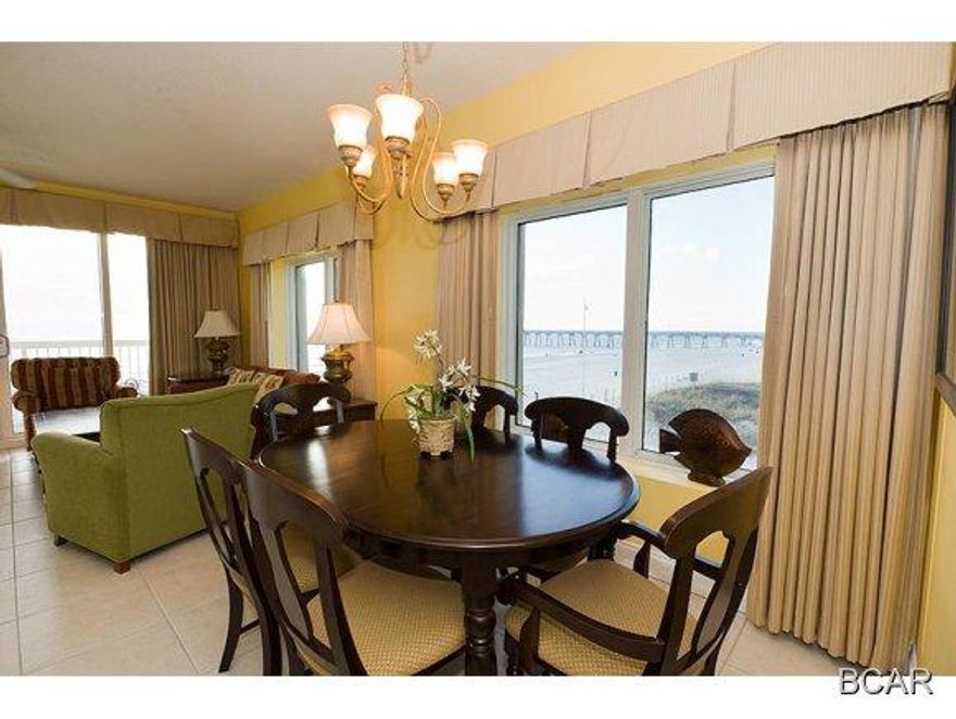If you've been waiting for just the RIGHT rental condo, you don't have to wait any longer. This 3BR/3BA end unit at Calypso is located on the ever popular west side, facing the pier, dedicated beach and Pier Park... making for THE BEST views in Calypso. As a further convenience, you won't have much to do to this one as the owners have just added a new 60 TV, new table, new lamps and new bedding and most importantly, FRESH PAINT. Best of all, this condo has produced HUGE RENTAL REVENUE for the last few years, grossing over $70,000 in 2014. And that's not all! The existing rental manager can continue to manage this for you for MUCH less than other rental companies. Unit is being offered FULLY FURNISHED and READY TO RENT with most of the year ALREADY BOOKED with pending reservations.