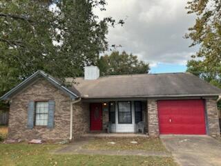 This investment opportunity presents a charming brick home in South Crestview with a spacious flat lot and an appealing backyard. The vaulted ceilings, stone fireplace, and den provide generous living space. Home is being listed 'As Is'
