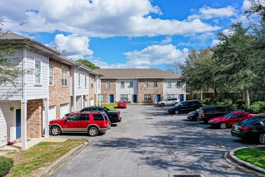 RARE INVESTMENT OPPORTUNITY ... END UNIT & VA APPROVED! This affordable & livable unit is centrally located in Ft. Walton Beach Florida, close to Eglin & Hurlburt AFB's, shopping, restaurants, and beaches! Enjoy 9 Ft. ceilings, ceramic tile floors, new carpet in bedrooms and stairs, kitchen granite countertops, and cultured marble vanities in all bathrooms. Conveys with a one-car garage, balcony, and patio! Must see to appreciate!