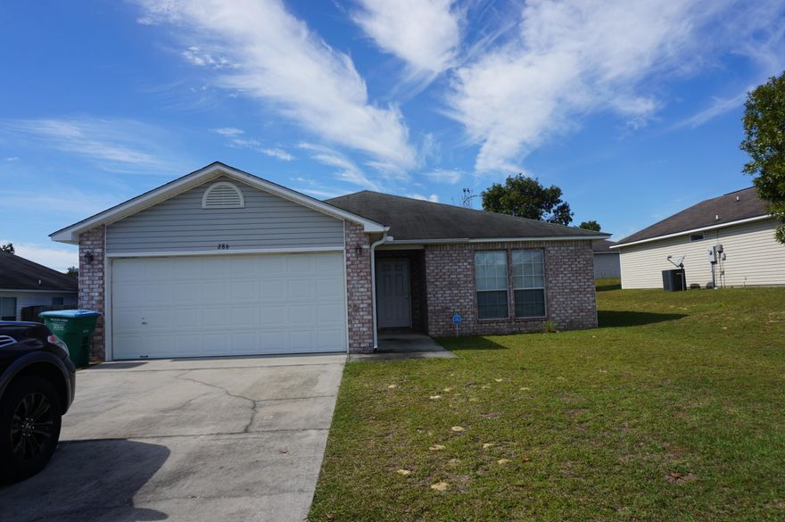 Available 05/07/19....Updated pictures coming soon of the new paint and flooring.....Easy access to Special Forces Compound, Eglin, beaches and shopping. Nice 3/2 home with split floor plan. Home features newer appliances, vaulted ceilings, plant ledges, and a spacious living area. Open concept living is perfect for entertaining. Kitchen boasts plenty of cabinet and counter space. Walk in closet, garden tub, separate shower and double vanity in the master bath. Large laundry, 2 car garage and covered back patio. Smoke free and pet free. No inside smoking. No pets allowed. New laminate flooring, new paint, many cosmetic upgrades.