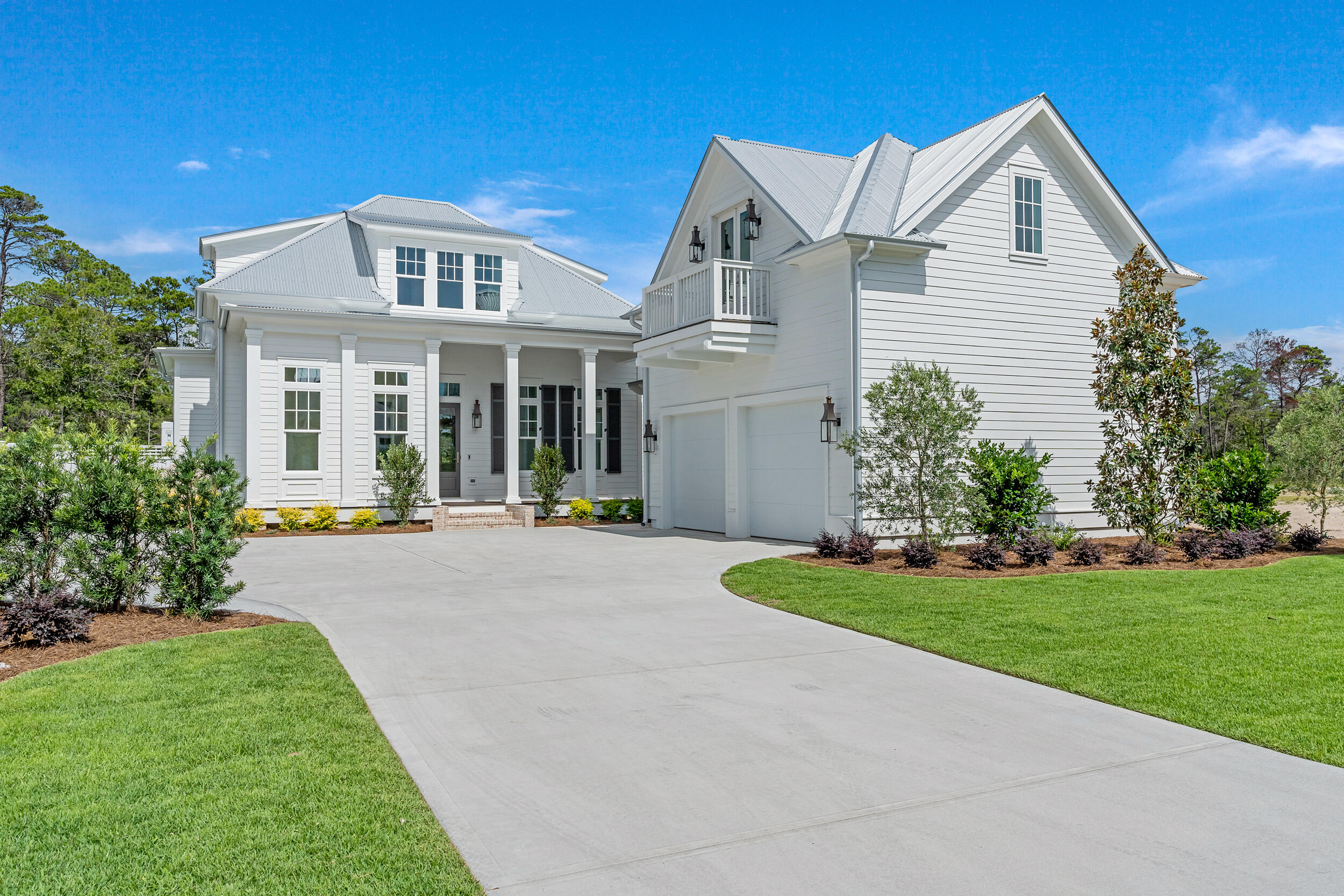Back on Market due to buyer contingency falling through!! Step into unparalleled luxury in the heart of Watersound Origins with this stunning new construction, completed masterpiece home by Key Lime Construction, located in the highly anticipated Powell Landing East phase. Designed with the Fairweather floor plan, this home exemplifies refined modern living, combining elegance and comfort. This 3,343 square foot home features 4 bedrooms, 4.5 bathrooms, oversized driveway, plus an additional carriage house, providing a total of 5 bedrooms and 5.5 bathrooms.As you enter, you are immediately welcomed by the grand open-concept living space, bathed in natural light and centered around a cozy fireplace, perfect for both intimate evenings and grand gatherings. The seamless flow leads to a chef's dream kitchen, complete with high-end stainless steel appliances, sleek quartz countertops, and custom shaker-style soft-close cabinetry ideal for both culinary enthusiasts and casual entertainers.
The thoughtfully designed first floor boasts the luxurious primary suite and a second bedroom, offering ultimate convenience. The spa-like primary bathroom is your personal sanctuary, featuring a freestanding soaking tub, a separate walk-in shower, and exquisite tile finishes for a true retreat experience.
With 11-foot ceilings on the first floor and 10-foot ceilings on the second, the entire home radiates an open, airy ambiance that invites you to relax and unwind.
Outdoor living is elevated to resort-level luxury with your own private pool and spa, set against the backdrop of a screened-in porch with remote retractable screens, an outdoor kitchen, and a fireplace, perfect for alfresco dining or unwinding under the stars. Plus, direct access to a convenient poolside powder room ensures every detail is considered.
In addition to the main house, a beautifully designed carriage house above the detached two-car garage offers an extra bedroom and full bathroom, perfect for guests or a private home office. Whole House generator, upgraded lighting, and side brick courtyard are jut a few of many additional upgrades to make this home unique!
Living in the Watersound Origins community means enjoying world-class amenities right outside your door. The Village Commons offers a resort-style pool and fitness center, tennis and pickleball courts, miles of nature trails, and dock access to the stunning Lake Powell. For golf enthusiasts, unlimited golf awaits at the Origins Golf Club, while the expansive green spaces are perfect for outdoor play and relaxation. The brand-new Watersound Town Center enhances the lifestyle with a Publix Super Market, restaurants, healthcare facilities, and more.
Don't miss your chance to experience the ultimate Watersound Origins lifestyle. Schedule your visit today to explore this exceptional home where every detail has been crafted for your comfort and enjoyment.
*Prices include lot premiums and optional upgrades. Please contact the on-site community specialists for the latest information.**