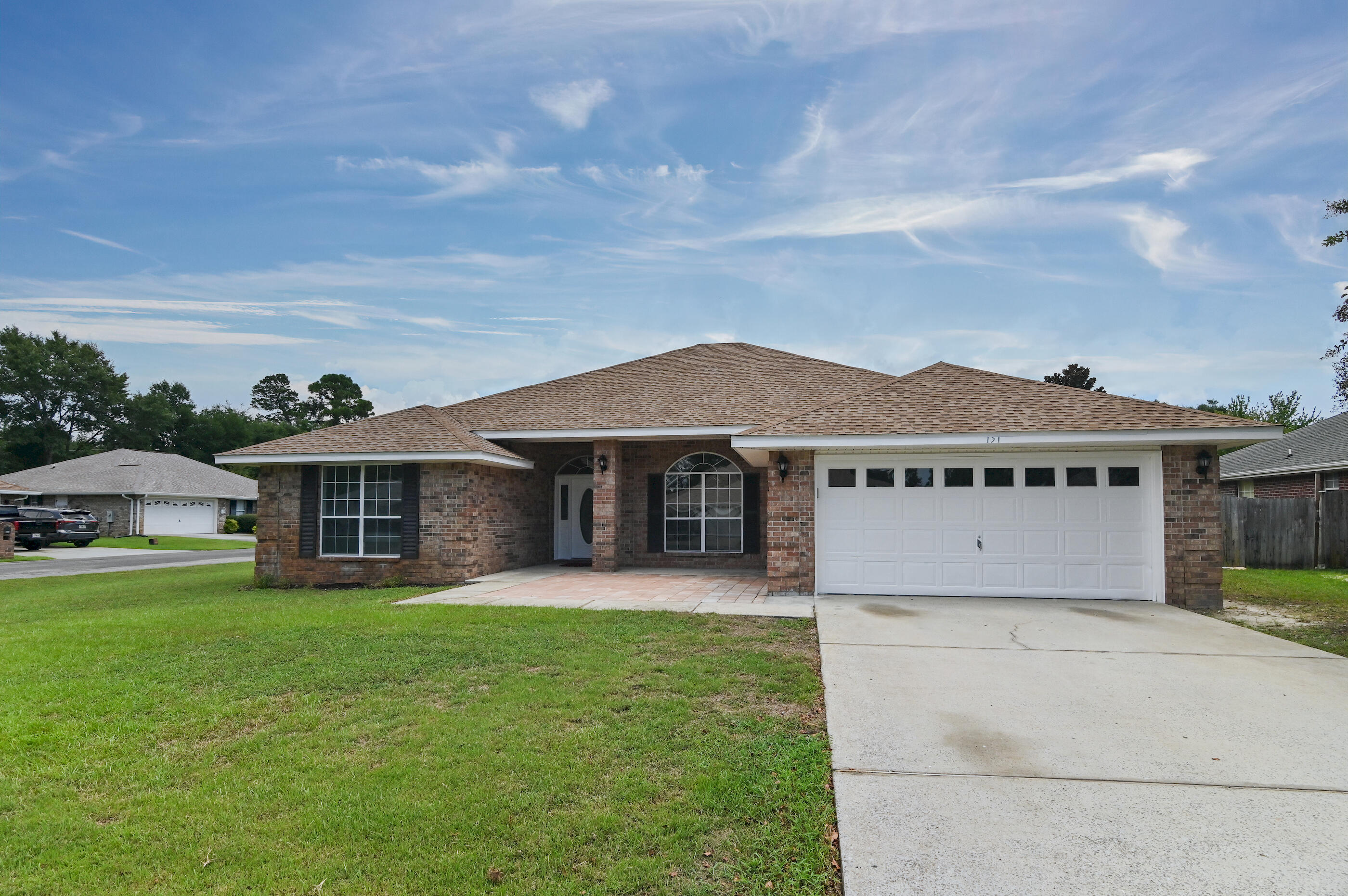 This gorgeous and completely remodeled four-bedroom, two-bathroom ranch style home on a corner lot located in Mack Bayou Pointe is move in ready!
This home has been updated literally from floor to ceiling with complete removal of all popcorn ceilings to all new flooring, new kitchen, new bathrooms, new lights, ceiling fans, fresh interior paint and more.
Roof, and air conditioner were replaced in August 2023, and hot water heater was installed in July 2025.
Upon entering this beautiful split bedroom floor plan home, you are met with the vaulted ceiling great room which contains an electric fireplace with impressive tile work.
Boasting a large front room, which may also be used as a formal dining room or office.
Thoughtfully designed with a centrally located kitchen, this home is fantastic for everyday living and elegantly entertaining.
This home makes hosting large family get togethers or friends easy as you will have plenty of room to make lifelong memories. The entire home has new wide planked flooring.
The kitchen has stunning butcher block countertops, new stainless-steel oven/range (that vents outside), a new stainless-steel dishwasher, a new stainless-steel sink and new fixtures. Seller is offering an allowance for a new refrigerator and microwave.
The kitchen cabinets have been updated.
The gleaming white subway tile backsplash adds the perfect finishing touch to this incredible kitchen.
The large primary bedroom offers plenty of natural light, a fabulous five-piece en suite bathroom, with all new fixtures, and a spacious walk-in closet.
On the other side of the home sits the other three generously sized bedrooms, each with large closets.
The shared bathroom has also been thoughtfully remodeled with all new fixtures.
Schedule your private showing today before it's gone.
The two-car garage offers room for extra storage with the attic located above.
This small subdivision with low HOA fees provides a community pool and flood insurance is not required.
This incredible home is minutes from the pure white sugar sands of the Emerald Coast.
Minutes away is Sacred Heart Hospital and Grand Boulevard with grocery, fine dining, shopping and family entertainment. Sandestin's Village of Baytowne Wharf is also close to this home where more shopping, dining, fireworks, drone shows, concerts and fun family activities are regularly held. Imagine yourself in this breathtaking Emerald Coast lifestyle.
This is Florida living at its best call today for more information and to set up your private showing.
All information and measurements are deemed accurate but should be verified by the buyer.
