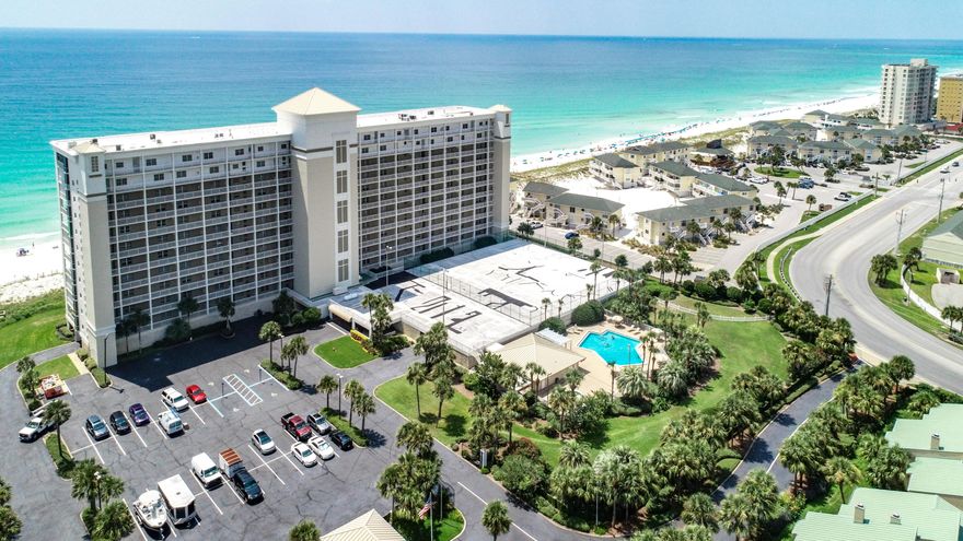 Don't miss this opportunity to own a beautiful beach front condominium at the Tides of Destin. This 3br/3ba gem features floor to ceiling windows in the living and dining rooms. The views are simply stunning and the balconies are perfect for watching dolphins play in the gulf or catching the sun set. The Tides of Destin features 387 feet of private beach access, pool and spa, tennis and shuffleboard courts, private and lighted dune walkover, gated entry with 24 hour security, covered parking, playground, 24 hour maintenance staff in case of emergency, a fully furnished club room complete with refrigerator, oven microwave, ice maker, and television, multi-sectioned dog par, for convenience, a pavilion complete with 2 bbq grills and a smoker,locked personal storage room,beach service upon