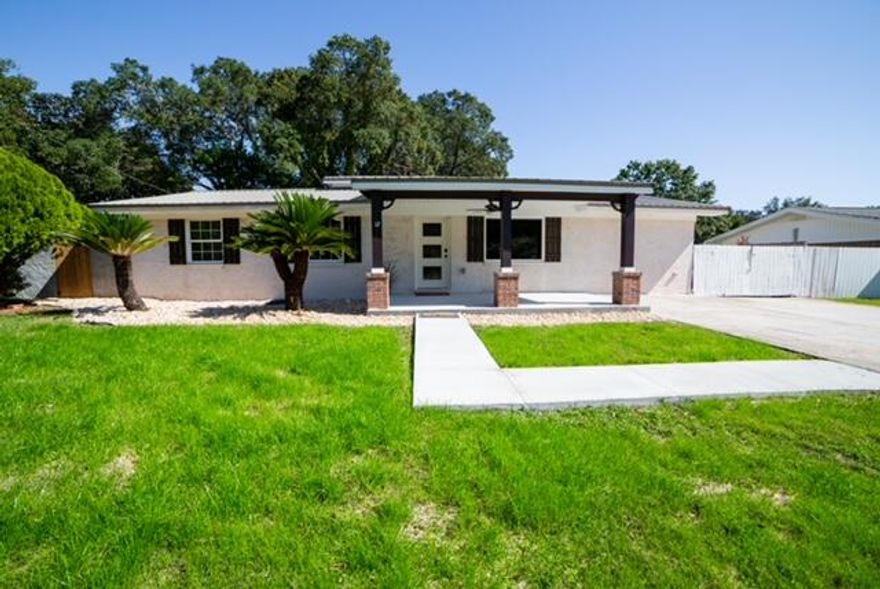 Completely renovated home located in the bedroom community of Shalimar. Located in one of the best school districts in Okaloosa County. 4Bed/3Bath a Master Bedroom Suite and two of the bedrooms have their own private walkouts. Dog and kid friendly yard with a six-foot privacy fence installed. Located less than A1/2 mile from the Meigs Park & Boat Ramp with access to Choctawhatchee Bay. New Roof, New Remodeled (3) bathrooms, Master Steam Shower w/ whirlpool tub spa, guest shower and tub with shower, New Drywall throughout, New Electrics (wiring and service panel), New Plumbing installed in all bathrooms and kitchenNew Kitchen cabinets with Granite Countertops, New Gas stovetop installed, Appliances included oven with microwave, New High End Vinyl Flooring.