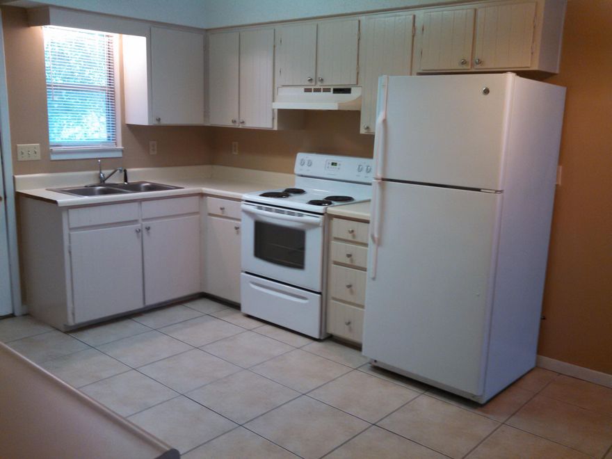 Available February 3rd! This charming 2 bed/1 bath rental has been updated with tile floors and neutral paint/carpets/cabinets. You will love your open kitchen as well as your bath, and the washer and dryer are included with your rent! Because it is pet-free and smoke-free, the unit is very clean. Across the street is a playground and basketball court. Tenants are responsible for all utilities. Unit similar to/like the one featured in photos.