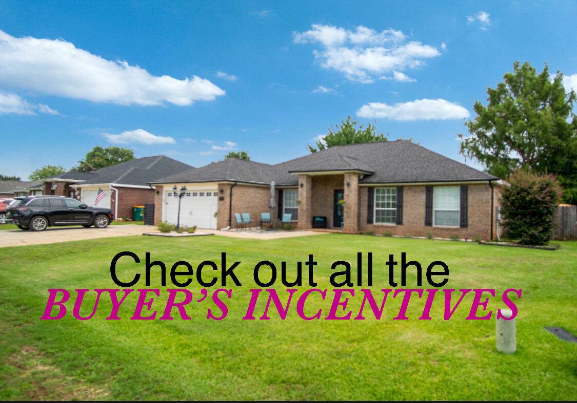 This home is LOADED with Buyer perks! Virtually NO CASH needed at closing!! READY TO MOVE IN and stress-free. SELLER TO PAY ALL CLOSING COSTS plus $2000 designer credit. Selling as-is with 1-YR HOME WARRANTY. FIRST YEAR'S HOA DUES ON US! Amenities include a widened driveway, fire pit, privacy fence, & level, pristine yards. Improvements include: new water heater and kitchen appliances. Roof & Ac replaced in 2017. Washer & dryer included. Remodeled bathrooms and new paint in common areas. Enjoy reduced county taxes due to location outside city limits. Schools, Publix, P.O., library, City Community Center, & Pounders, all within 1.5 miles! This immaculate home has a community pool & tennis/pickleball courts that YOU don't have to maintain. Call me to get your private showing!