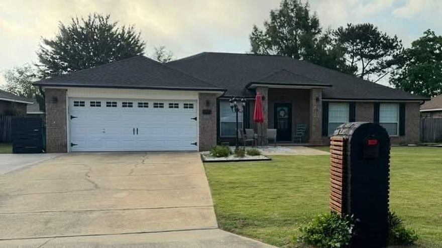 The Sellers are generously offering $5,000 towards the buyer's disc pts and some closing costs. You'll immediately notice the pride of ownership in this property, which features a thoughtful split bedroom plan and a delightful screened-in back porch perfect for relaxation. This home is truly better than new! Included are window treatments, no carpet for easy maintenance, added concrete to widen the driveway, a cozy firepit, gutters for convenience, a privacy fence, and new kitchen appliances. One bedroom is set up for gym equipment. All TV's & gym equip convey at full price offer. Enjoy the benefit of paying lower property taxes by living in the county and moving into a Homesteaded home. Community Tennis courts & pool are .1 mile away. Don't miss out on this fantastic opportunity!