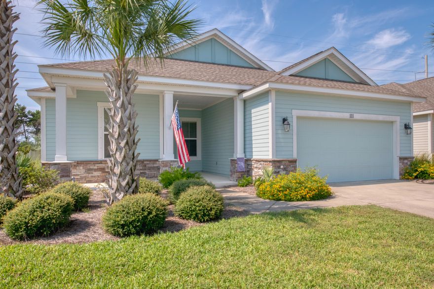 GREAT LOCATION! Just a few miles East from Inlet Beach and the beautiful white sand and crystal clear water of the the Emerald Coast. This beautiful HOME IN WHISPER DUNES, FEATURES 4 BEDROOMS, 2 1/2 BATHS, NICE OFFICE/DEN WITH FRENCH DOORS FOR PRIVACY. VERY OPEN FLOOR PLAN OFFERING BREAKFAST AREA, BREAKFAST BAR AND NICE KITCHEN WITH WHITE CABINETS. NICE AREA FOR A COFFEE BAR AS WELL. LIVING AREA HAS FRENCH DOORS THAT OPEN TO A BEAUTIFUL EXTREMELY LARGE SCREENED PORCH WHICH SETS THIS HOUSE APART FROM OTHERS IN THE NEIGHBORHOOD. THE BACKYARD IS LANDSCAPED WITH FLOWER BEDS AND ADDITIONAL PALM TREES. TILE FLOORING IN MAIN AREAS AND CARPET IN BEDROOMS. MOST OF THE FURNISHINGS CONVEY WITH THE PROPERTY.