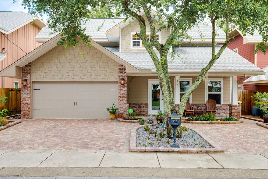 Tucked away on a quiet street in the highly desireable historic district of Elliott Point, you'll find ''Alconese Place''. A a premier enclave off Brooks Street nestled just minutes from the charming downtown Fort Walton Beach area. You can enjoy outdoor markets, waterfront parks, festivals, multiple pubs, eateries, live music, shops and parades all within walking, biking or golf cart distance. In addition, just a 2 minute walk to the end of the street is the Sound and Intercostal Waterway. You can fish under the Brooks Bridge or enjoy dolphin sightings and sunsets. The Shoppes at Paradise Point is also just a 2 minute walk and features a Publix, Nail Salon and Props Brewery and The Shops at Uptown Station is just 1 mile away. This immaculate Craftsman style ''earth cents'' home is the