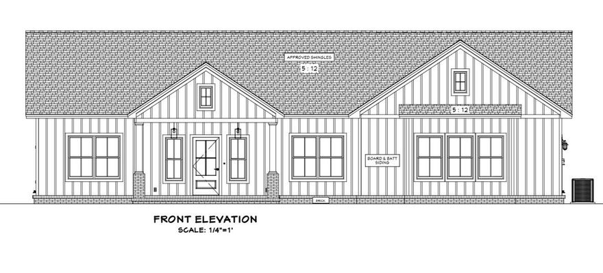 Construction started on this classic Craftsman-style home situated on three acres! This open split floor plan features a vaulted ceiling throught the main areas. Spacious living room with fireplace and custom built ins open to island kitchen with breakfast bar and dining area. Main living area opens to a 22'x9' covered porch perfect for all of your entertaining desires!Retreat to the primary suite with 9' ceilings, custom walk in shower with rainfall shower fixture, large walk in closet and two vanities. Three additional bedrooms and bath PLUS an office complement this beautiful home!Two car garage with separate doors. LVP flooring throughout, quartz countertops, pot filler and gutters are just a few of the extra features of this home!