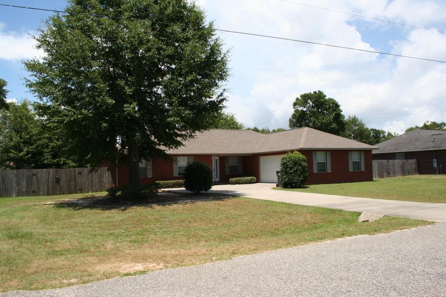Short Sale Located only 7 miles to NAS Whiting Field and 22 miles to NAS Pensacola. This four bed two bath home is located in Pace. Inside of a split level floor plan comes with a large kitchen, large master bedroom, large master bath with his and her closets with garden tub and separate shower and inside laundry room. Enjoy the feeling of living in a country setting yet the convenience of all the amenities you will need plus the beaches of NW Florida.