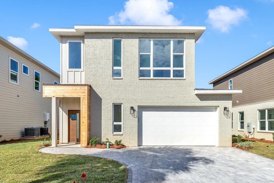 New Construction, move in ready! This new development is located in the highly sought-after North Santa Rosa Beach area and is ready for you to make it your own. With 3 bedrooms and 2.5 bathrooms, this spacious home boasts 1952 square feet of interior living space + a double car garage. As soon as you step inside, you'll be greeted by the open concept layout on the 1st floor. The spacious chef's kitchen features stainless steel appliances, custom cabinetry & white quartz countertops. The kitchen opens up to the expansive living area, making it the perfect space for entertaining guests or family. Upstairs, you'll find the living corridors complete with the Master suite, 2 secondary bedrooms with shared bathroom and the laundry room. Schedule your showing today!