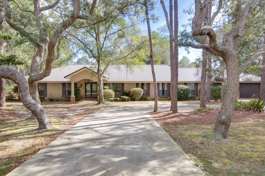 Majestic Oaks greet you upon arrival at this Beautiful Destin Home. Featuring over 3159 sf of heated and cooled space, this home is large enough for family and friends. Extensive renovations include: New Cabinets, New Roof, Garage Addition, Smooth Ceilings, New Countertops, Fixtures, and Paint. There is a detached workshop in the backyard that is perfect for hobbies or extra storage. The driveway is large enough to park your boat or RV and you are close to Joes Bayou Boat Launch. Conveniently located in Destin Florida with easy access to the beaches, bay, fine dining and shopping. Call for your exclusive showing today.