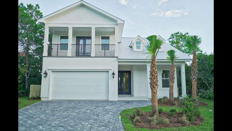 New 4 bedroom home just under 2,300 sq ft. in secure gated subdivision that is walking distance to the gulf. Home is newly completed. The beautiful community pool, clubhouse, and cobblestone roads make this a truly charming neighborhood.