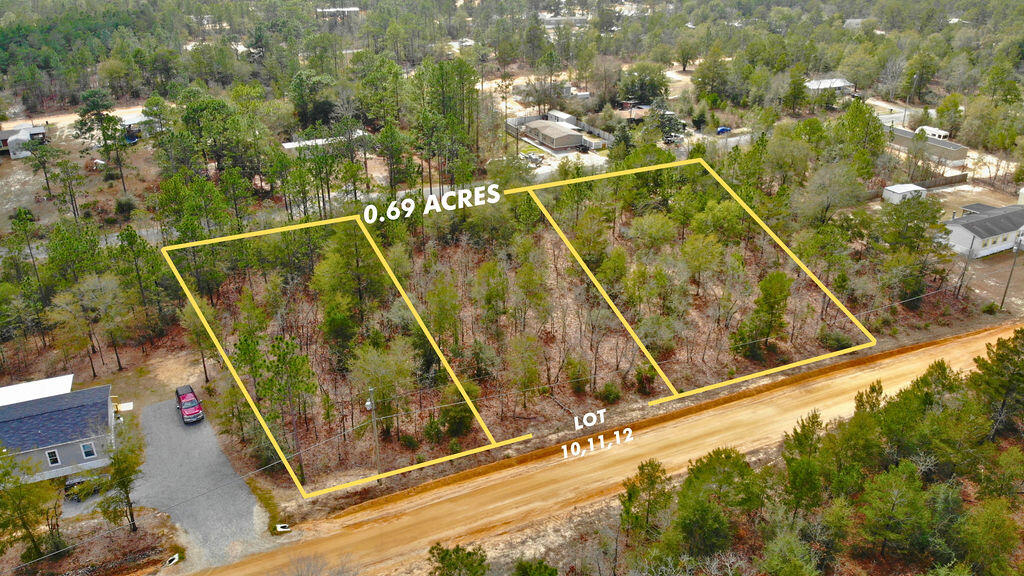 INVESTORS LOOK FOR A BULK LOT INVESTMENT; look at this opportunity. Twelve lots for sale in a bundle sale. Three lots on Amaryllis Ln. are all contiguous. Build one fabulous home on .68 acres. The second parcel is on Buckeye St. and is .21 of an acre. These lots are eligible for sewer and water with Mossy Head Public Works. The estimated water sewer tap fee per single-family unit is 3,220 dollars. This amount is subject to bore distance and rising costs.
