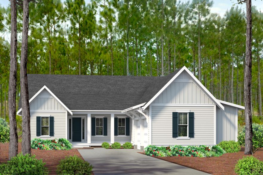 Entered for comp purposes only. Appraiser, see contract for a full list of included features and upgrades.This Hampton plan with a Carriage House from Huff Homes has 4 bedrooms, 4.5 bathrooms, Study, 2-car garage. Luxury interior features include 12' ceilings, crown molding throughout the main living area, solid core raised panel doors, medallion wood flooring throughout, Quartz C countertops, wood cabinets with easy glide drawers, upgraded stainless steel appliances including dual fuel range + vent hood, and Delta plumbing fixtures, plus more.