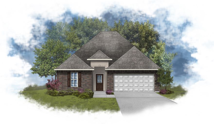 Awesome builder rate plus FREE refrigerator. Restrictions apply.Located on a corner lot the LASALLE V A in The Bluffs at Lafayette community offers a 3 bedroom, 2 full bathroom open and split design. Upgrades added (list attached).Special Features: double vanity, garden tub, separate shower, and walk-in closet in master bath, kitchen island, computer desk/niche, covered rear patio, recessed lights, crown molding, custom framed mirrors in bathrooms, undermount sinks, landscaping, architectural 30-year shingles, flood lights, and more!Energy Efficient Features: tankless gas water heater, kitchen appliance package with gas range, vinyl low E windows, and more! Energy Star Partner.