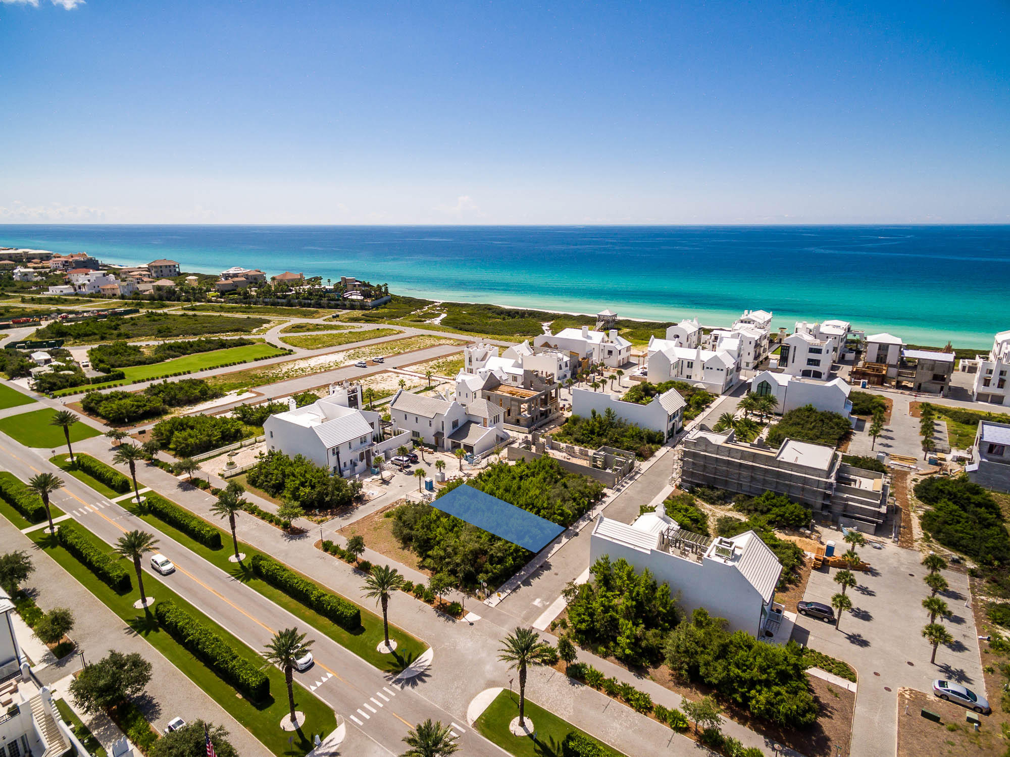 Homesite Offering South of 30A. Located along the emerald waters and white sand beaches of Florida's Gulf Coast, Alys Beach is a New Urban community combining the harmonious forms of Bermudan architecture with the gracious character of courtyard living. Construction of a primary residential structure must be commenced within two years from the date of the deed. Owner shall complete construction of the primary residential structure within 24 months from the start of construction. Parking Court Fees are $150.00 per Quarter.