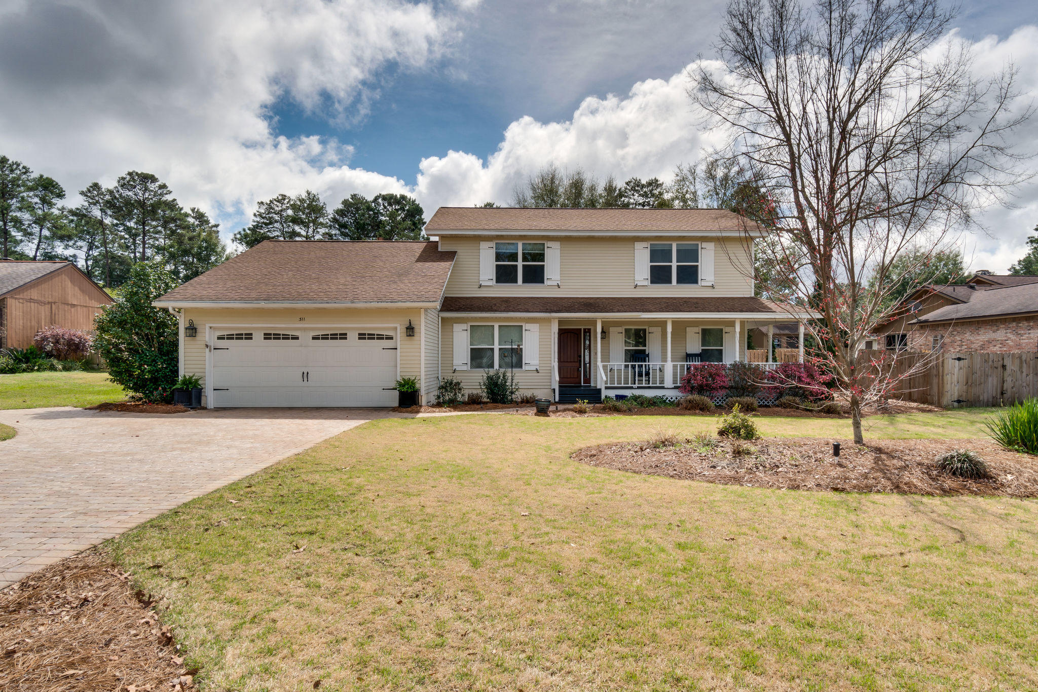 Welcome to this remodeled, pool home in the highly sought after Rocky Bayou Country Club Estates! Home has many updates and improvementswood floors, induction stove, granite counters, gas fireplace (2017), water heater (2018), shed w/ power on concrete slab just to name a few!Beautiful pavered driveway. Gorgeous front door as you enter where you'll find beautiful hardwood and tile floors and a 1st floor office w/ adjoining FULL BATH. Office could be used as a 4th bedroom.As you continue on the first floor you will enjoy the completed lanai and screened-in fiberglass pool w/ salt chlorinator. The large, fenced backyard is great for kids and/or pets.Tons of upgradesplush carpet in the Master Bedroom, light fixtures, ceiling fans, and loads more! Come see this property today!
