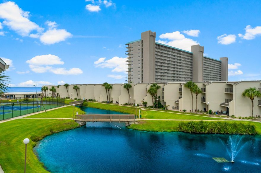 DISTRESSED SALE - DO NOT USE AS A COMP. CONTACT LISTING AGENT FOR DETAILS.LOWEST PRICED 4 Bed / 3 Bath GULF VIEW Condo on the Entire Beach! In fact, it isn't just the lowest price condo on the beach today, this is the lowest priced condo we have seen in well over 3 years (by a lot)!!!With over $70k worth of brand-new hurricane doors and windows, a new HVAC system, new hot water heater, new carpeting upstairs, new LVP in several rooms, newer stainless appliances, new vanities in 2 of the bathrooms, fresh paint, and new porch coatings and rails on the front and back, this unit is 100% ready for the new owner to simply let their imagination run wild with new furniture and decor. The last 5 comps in this amazing community all sold for $85k-$185k more than this one, so at this price and in this condition, you are probably asking yourself, "what's the catch?" And to be perfectly honest... I totally get it. I see people listing condos at over inflated prices every day - with the strategy of accepting a much lower offer in order to get it sold. 

The rationale for the pricing is pretty simple - yet incredibly rare in today's market...

This owner has had the condo well over 30 years, hasn't rented it out, has used it for creating unforgettable family memories over several generations, and has taken incredible care of their favorite beach getaway. Over time, life inevitably happens, and now the family is ready to move on to the next chapter in their life story.

They are truly kind people, and don't see the need to over-price the condo and waste time negotiating back and forth on the price. They know they could have listed it much higher, then settle somewhere around this price, but that's not how they wanted to handle things. Instead, they wanted to go ahead and cut the "back-and-forth" out of things, and simply list it at a price where a new owner can come in, put a little into making it their own, and still have ample positive equity on day #1. Essentially - they are looking for a win/win for everyone!

Like I said a minute ago... INCREDIBLY RARE in today's market to find such an honest seller, right?!?

This unbelievable opportunity is what some people might consider a "Unicorn." With an 11% ROI on just the average rental income of neighboring units, this condo offers everything an investor could ever look for. It is well below market value, all the big-ticket items are new, it offers an ROI that you simply can't find in today's market, and it offers insane instant equity... LOTS of it! 

Not only do the numbers more than speak for themselves, this incredibly spacious condo is perfectly situated on the highly desirable East end of the Beach - right on the Historic Thomas Dr. Just outside your front door, you will find some of PCB's most enjoyed restaurants, attractions, and nightlife, and more. Park directly at your front door (no elevators), and you will never have to touch your car again!

When it is time to wind down for the evening, you will find one of the most unique greenspaces in all of PCB - right outside your 2 private balconies! Get lost in your thoughts gazing into the tranquil Koi pond, or simply take a stroll to the sugar white sands - just mere seconds from your door. With beautiful tropical landscaping, walking paths around the pond, and some of the best sunset's in town... Sugar Beach offers serenity unlike any other place in town.

And when you add the fact that Sugar Beach has a competitive advantage over nearly every other condo in town (one of the only remaining "Pet Friendly" communities on the beach), it's easy to see why this "once in a lifetime" investment will be gone in the blink of an eye!

If you are looking for the investment opportunity of a lifetime, or if you are searching for the perfect place to call home... this incredible condo proves to be unparalleled by any other in town. The blank canvas offers the perfect platform for creating a true rental machine, or for designing the most special place you will ever call home. 

Dream opportunities like this seldom come along, and when they do, they are gone before you know it. Call your most trusted Realtor and see this one today. Simply put... Blink, and you'll miss it!!!
